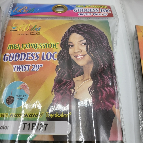 Goddess Loc Twist 20" 5pks - Coloits 1 1b/30 1b/burgandy - Picture 15 of 16